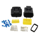 5X 10 Pin Way Waterproof Electrical Connector Plug for Wire Terminal Sockets ET