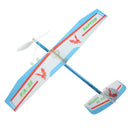 Elastic Rubber Band Powered DIY Propeller Plane Toy Kit Aircraft Model OutdoorToy