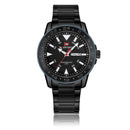 NAVIFORCE 9109 Calendar Men Wrist Watch Business Style Stainless Steel Quartz Watch