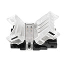 LUSTREON 4pin 10MM Wire Connector for Waterproof RGB LED Strip Light