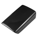 Car Carbon Fiber Center Armrest Storage Box Board Cover Trim For Tesla Model 3 2018 2019