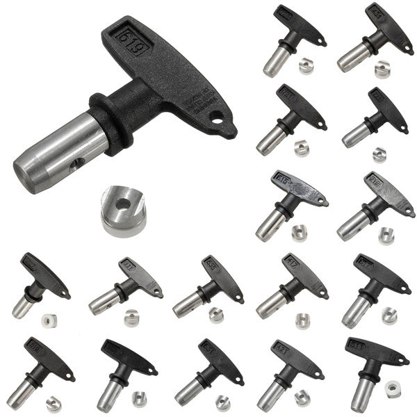 Black Airless Sprayer Gun Tips 2-7 Series 11-35 For Wagner Titan Paint Spray Tip