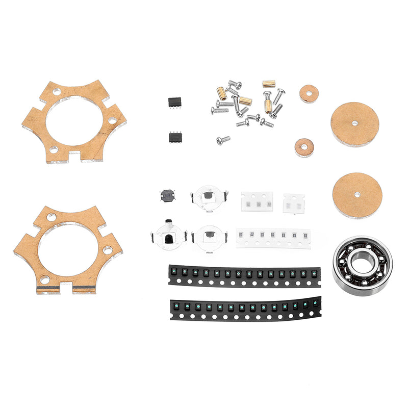 3pcs DIY LED Display Rotation Finger Tip Gyro Kit Electronic Production LED Display Module Kit