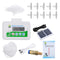45Pcs Solar Intelligent Watering Timer Automatic Drip Irrigation + 10M Hose + Solar Panel + Copper Filter Nozzle