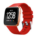 Colorful Silicone Sport Watch Band 23mm Classic Replacement For Fitbit Versa