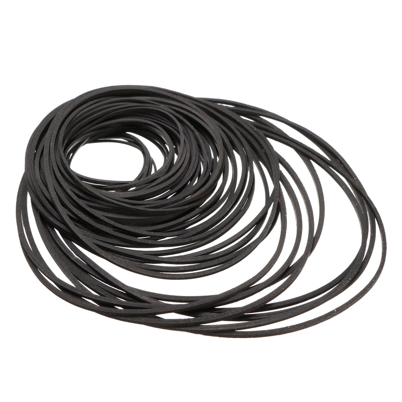 50pcs 40-130mm Mix Cassette Tape Machine Belt Assorted Common Belt