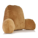 Red/Coffee Back Spinal Support Pillow Lounger Bed Rest Arm Stable Backrest Seat Cushion