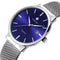 WWOOR 8826 Ultra Thin Stainless Steel Watches Men Fashion Calendar Quartz Watch