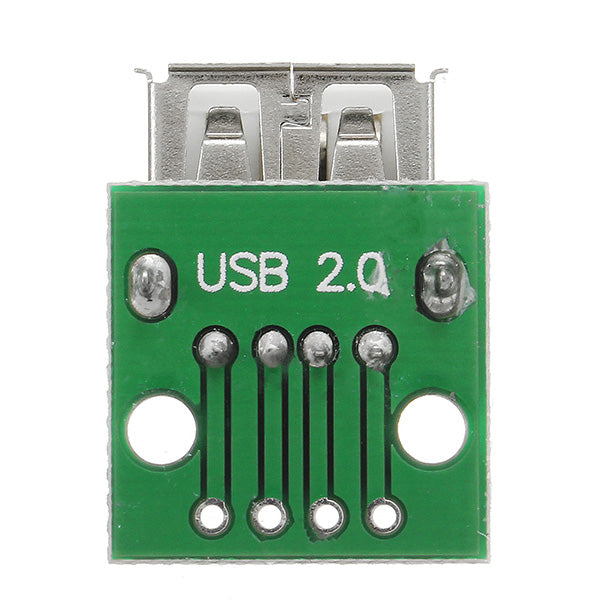 20pcs USB 2.0 Female Head Socket To DIP 2.54mm Pin 4P Adapter Board