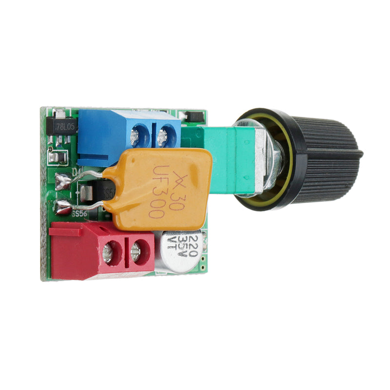 DC 5V To 35V 5A Mini Motor PWM Speed Controller Ultra Small LED Dimmer Speed Switch Governor