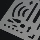 Stainless Steel French Curve Ruler Multi Shape Drawing Template Tool Office & School Supplies