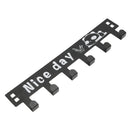 Carbon Steel Door Hook Organizer Rack Hanger Clothes Coat Towel Storage Holder