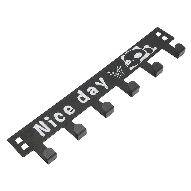 Carbon Steel Door Hook Organizer Rack Hanger Clothes Coat Towel Storage Holder