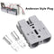 Excellway 50A Anderson Style Plug Power Plug Exterior Connector DC Power Solar Caravan