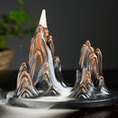 Reverse Waterfall Smoke Incense Burner Incense Burner with 10 Cones