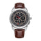 YAZOLE 444 Texture Three Small Dial 24h Display Week Display Men Fashion Quartz Watch