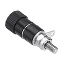 Excellway 10Pcs 4mm Banana Socket Nickel-plated Link Post Nut Banana Plug Jack Connector Red Black