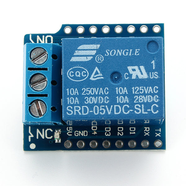 5Pcs DC 5V 1CH Relay Shield V2 Version 2 For WEMOS D1 Mini ESP8266 WiFi Module