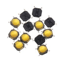 750pcs 10 Types Tactile Push Button Touch Switch Remote Keys Button Microswitch for school education Lab DIY Kit