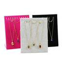 High-end 3D L-type Jewelry Display Stand Grey/Rose/Black Suede Necklace Bracelet Holder