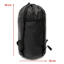 Light Weight Compression Stuff Sack Outdooors Travel Camping Sleeping Bag Black
