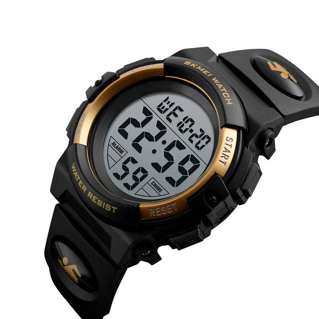 SKMEI 1266 Children Watch Outdoor Sport Fashion Multifunction Chronograph Waterproof Digital Watch