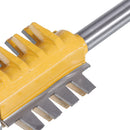 Drillpro 8mm Shank Rail Reversible Finger Joint Glue Router Bit Cone Tenon Woodwork Wood Cutter