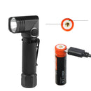 Nicron B74 XPL HD V5 480LM 4Modes Dimming Magnetic Tail 90 Adjustable Head Portable LED Flashlight