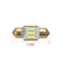 Pair 31MM White 3 SMD Number Plate Interior LED Reading Light Festoon Bulb Error Free
