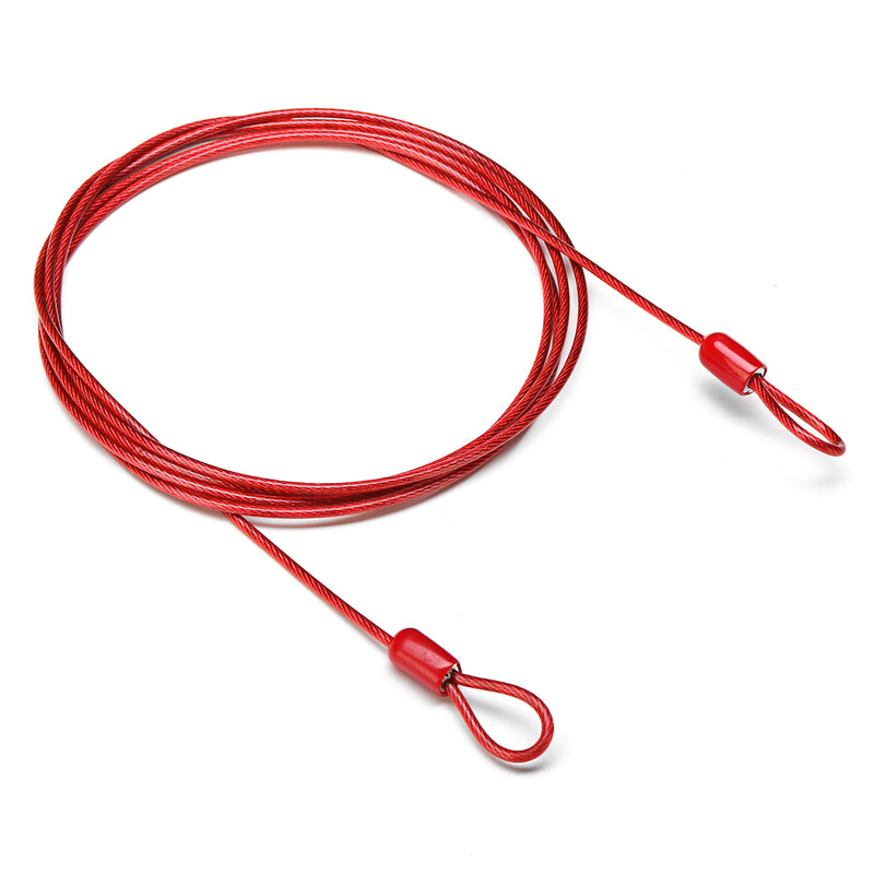 49 Strands Steel Wire Security Double Loop Cable Strong For Motorcycles/Bicycles/Car Cover