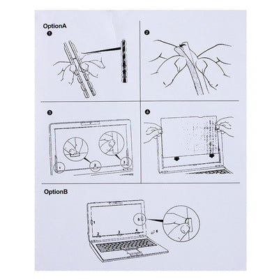 12.5 inch Anti-spy Laptop Screen Protector