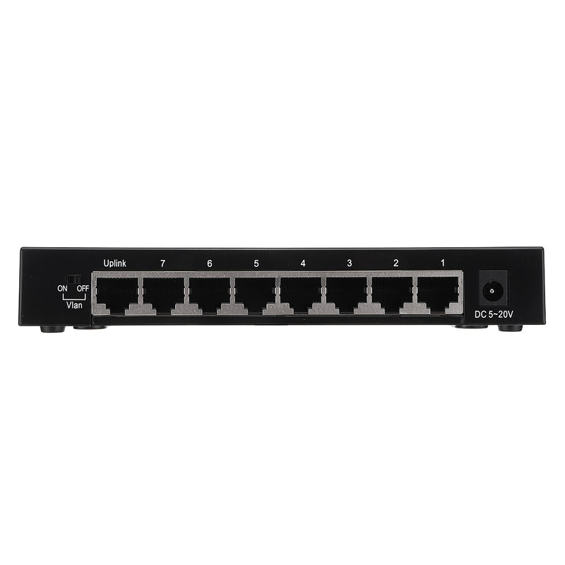 8-Port RJ45 10/100Mbps Ethernet Network Switch Internet Lan Hub Adapter for Routers Modems