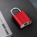 CE/ROHS Certification Intelligent Fingerprint Electronic Padlock APP/Fingerprint Unlock Outdoor Waterproof Student Cabinet Anti-theft Metal Small Padlock USB Charging Door Lock