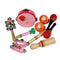 10Pcs Musical Toy Percussion Safe Non-toxic Toys Musical Instruments Educational Tools Rhythm Kit for Kids Toddlers Early Education