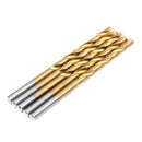 55Pcs 1.0-3.5mm HSS Twist Drill Bit Set High Speed Steel Titanium Coated Wood Drill Bits