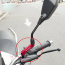 2pcs CNC Aluminum 10mm Clockwise Thread Motorcycle Mirrors Riser Extender Adaptor Bike Universal