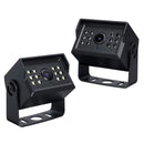Infrared/LED Style Rear View Webcam Dash Mirror Monitor + HD Waterproof Car Reverse Backup Camera Kit