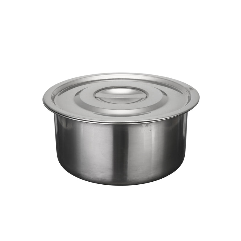 3 PCS Stainless Steel Stock Pots Set with Lids Cooking Kitchenware Pot Casserole