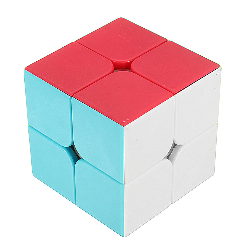 Amazing Cube 2x2 Magic Cube Anti Stress Adults Kids Puzzle Toy Vivid Color Square Magic Cube Puzzle Science Education Toy Gift