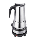 220V 500W 450ml Portable Coffee Espresso Pot Maker & Electric Stove Home Kitchen Tools