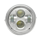 6.5inch 12V Motorcycle LED Round Headlight Hi/Lo Beam Bulb Cafe Racer Universal