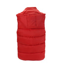 Unisex USB Heating Electric Heated Vest Winter Warm Hooded Jacket Coat Clothing Red