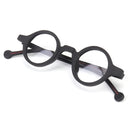 38mm Vintage Small Round Eyeglass Frames Acetate Rx-able Spectacles Glasses Frame