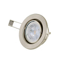 6pcs 5W GU10 LED Recessed Spotlight Round Rotatable Flush 400LM Ceiling Light Spotlight AC220V-240V