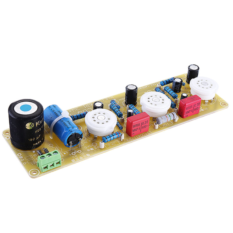 JCDQ11 Tube Amplifier 6N1+6P1 Valve Stereo Amplifier Board Filament AC Power Supply + 3Pcs Tubes