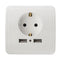 Excellway KI09 5V 2A Dual USB Port Wall Charger Adapter EU Plug Sockets Power Outlet