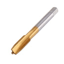 Drillpro M3-M12 Machine Screw Plug Tap Drill Steel Titanium Coated Straight Flute Hand Tap