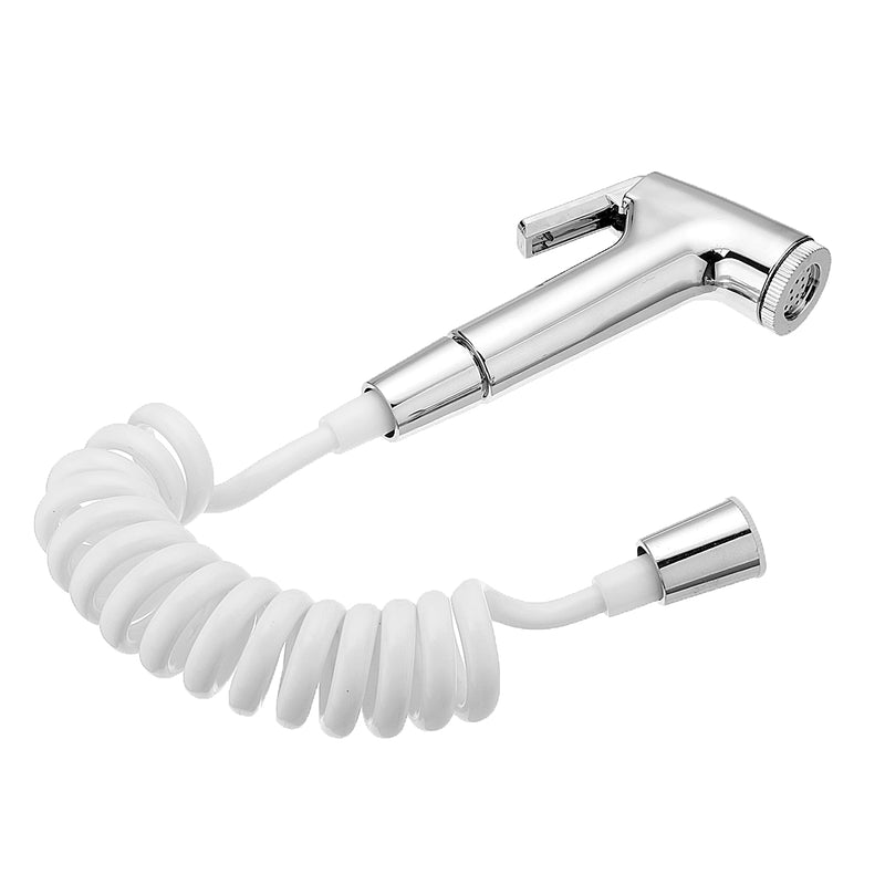 ABS Portable Bidet Sprayer Set Handhold Toilet Bidet Retractable w/ Spring 1/2" Hose  Adapter Free Mounting Bracket Toilet Cleaning Tool