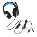 V4 3.5mm Wired Control Lighting Gaming Deep Bass Headphone Noise Cancelling Metal Headset With Mic