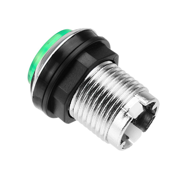 10Pcs 33MM Electroplated Green LED Push Button for Arcade Game Console Controller DIY